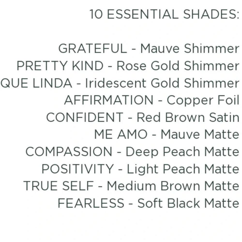 Dominique cosmetics essential palette new in box
